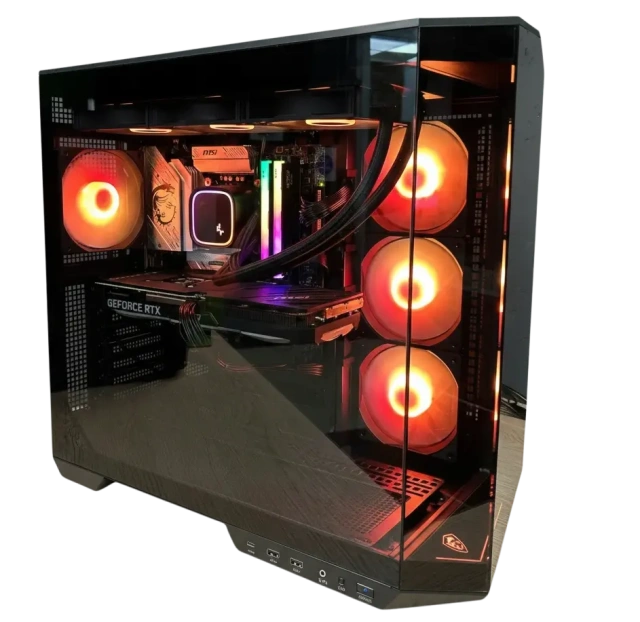 Игровой компьютер 990319 (Core Ultra 7 265KF 3,9 ГГц/Intel Z890/96 ГБ DDR5 6 ГГц/2048 ГБ/RTX 4070 12 ГБ/Wi-Fi/1000W/MSI MAG Pano 100R PZ Black) - купить по выгодной цене!